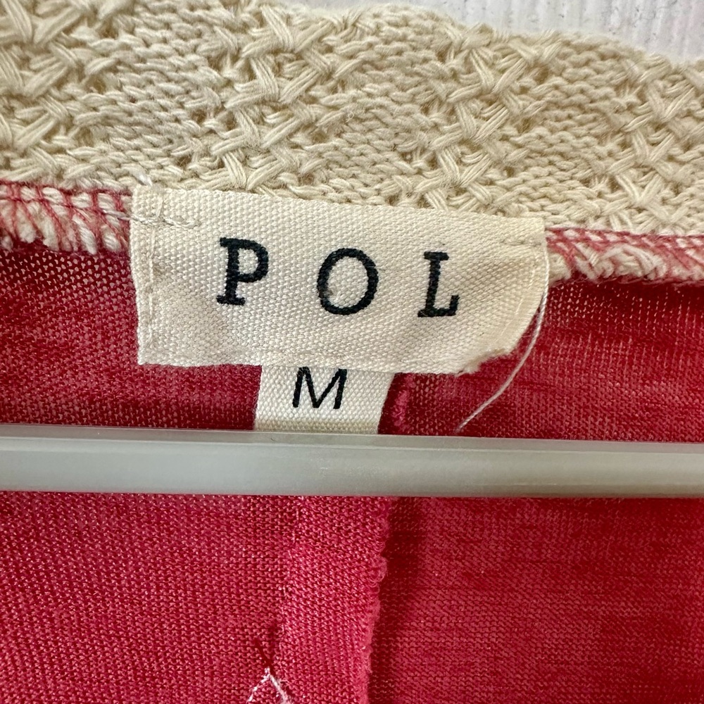 POL OVERSIZED PATCHWORK KNIT TOP - image 3